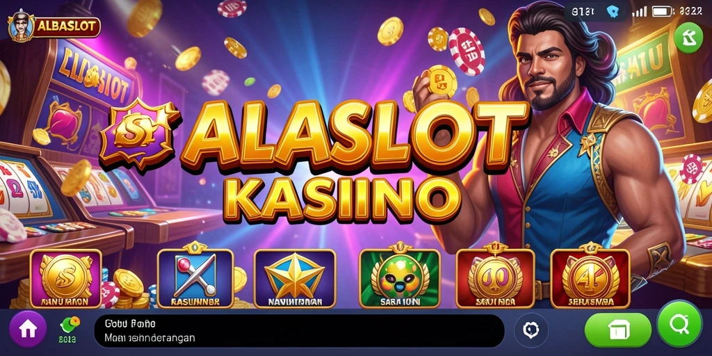 Tampilan gameplay menarik dari ALBASLOT yang seru dan menegangkan.