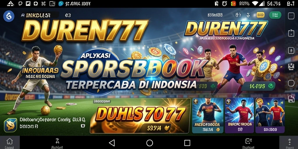Tampilan gameplay Sportsbook yang menarik dan interaktif di DUREN777.