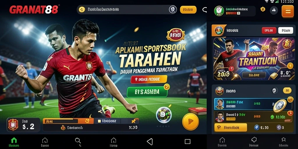 Screenshot utama GRANAT88 menunjukkan gameplay taruhan yang menarik.