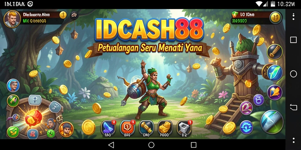 Tangkapan layar utama <strong>IDCASH88</strong> menampilkan gameplay menarik dalam petualangan yang penuh aksi.