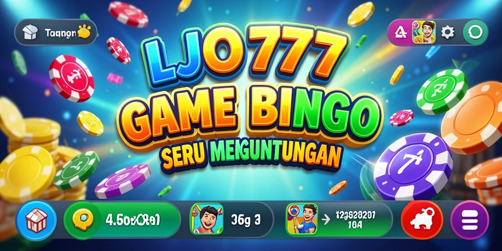 Tampilan gameplay seru LJO777 dengan interaksi Bingo.