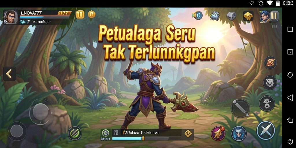 Tampilan gameplay LNOVA777 yang mendebarkan dan menawan.