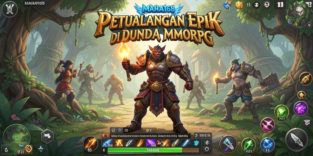 Gameplay seru MAHA168 yang menampilkan pertempuran epik antar pemain.