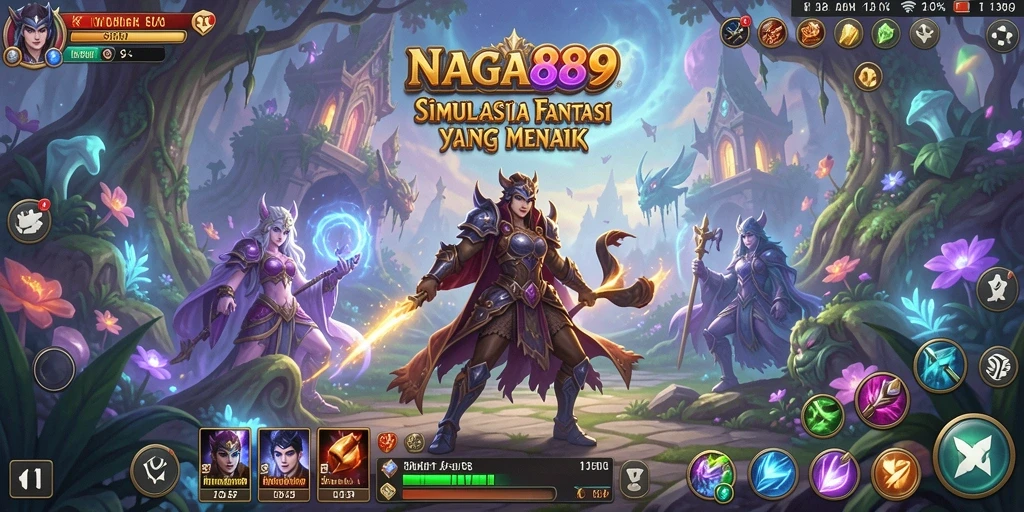 Tampilan gameplay menarik dari NAGA889 dengan elemen simulasi.