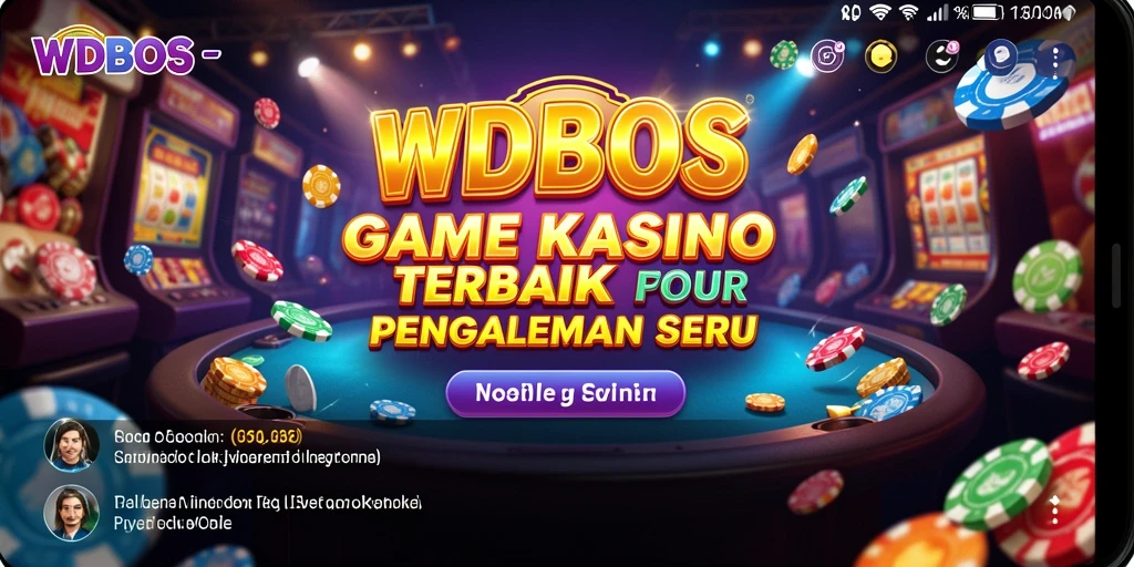 Tampilan permainan Kasino WDBOS yang mengasyikkan dan penuh warna.