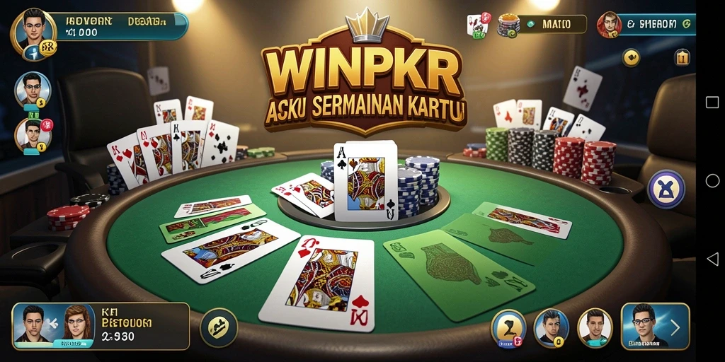 Tampilan dinamis dari gameplay WINPKR dengan aksi seru.